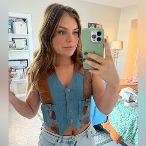 Vanessa Mooney Denim Vest